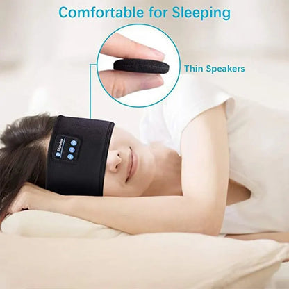 Diadema elástica para dormir con auriculares Bluetooh