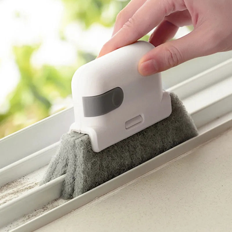 Herramienta de limpieza para ranuras de ventanas