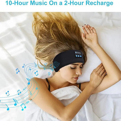 Diadema elástica para dormir con auriculares Bluetooh